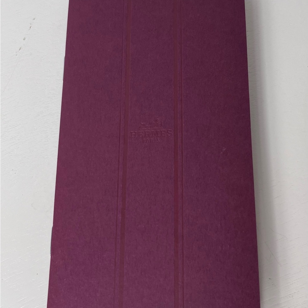 Hermes Rich Crimson Hue Address Book Insert.